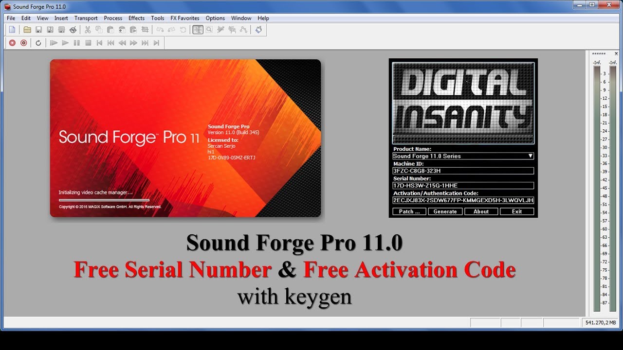 sound forge pro 13 keygen
